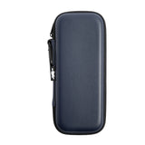 Platypus Navy Leather golf organizer case front view