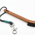 Platypus Hickory Wood golf brush with metal clip
