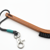 Platypus Hickory Wood golf brush with metal clip