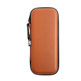Platypus Light Brown Leatherette golf organizer case front view